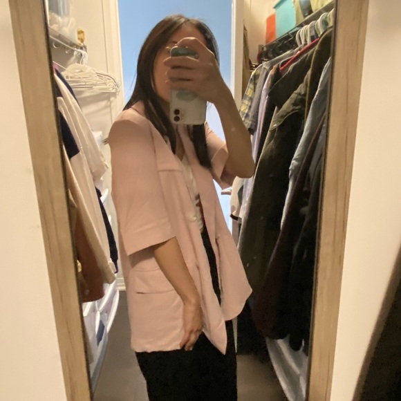 Pink blazer short sleeves - Picture 3 of 3